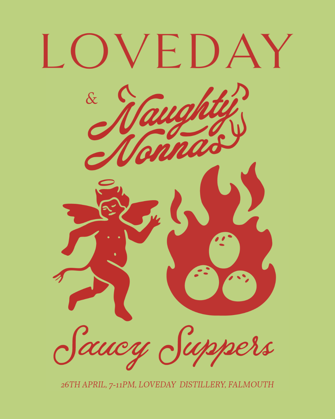 26.04 A Celebration of Spring - Supper Club Naughty Nonnas x Love Day Distillery