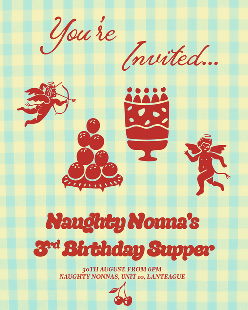 Saturday 30th August - 3RD Birthday Supper