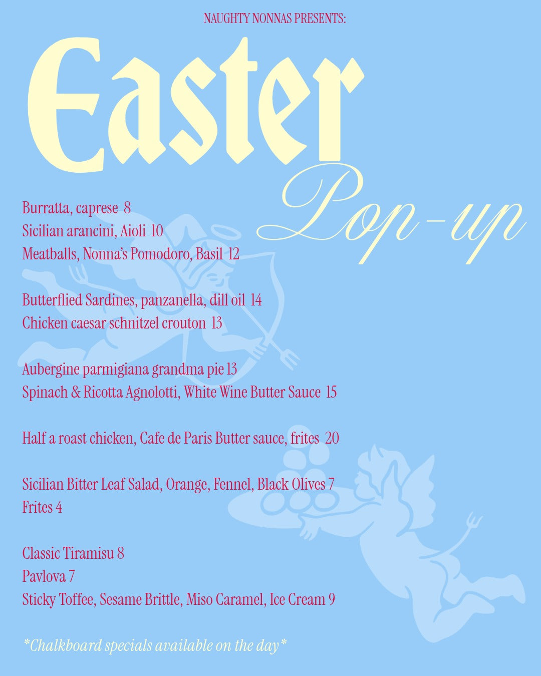 4th & 5th April - Easter Weekend Pop-Up - Nonnas Kitchen