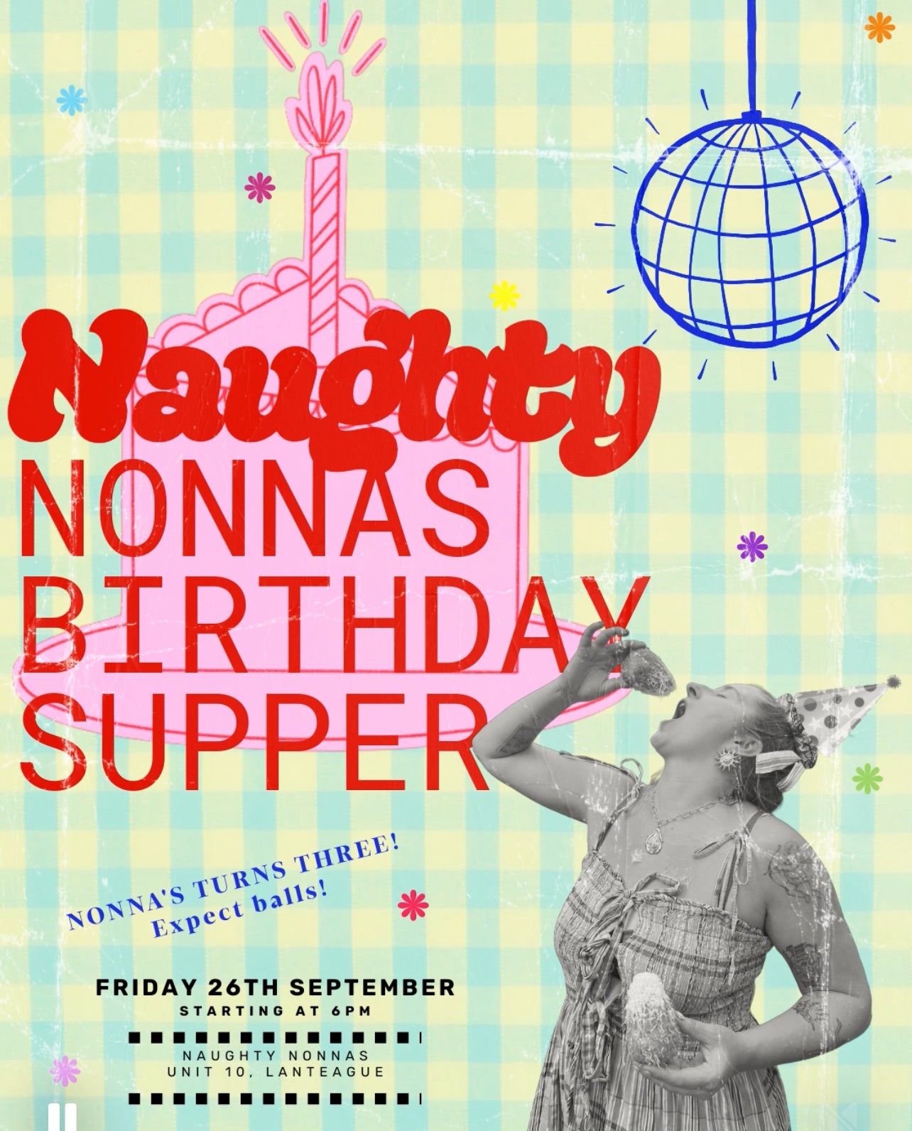 Friday 26th September - 3RD Birthday Supper