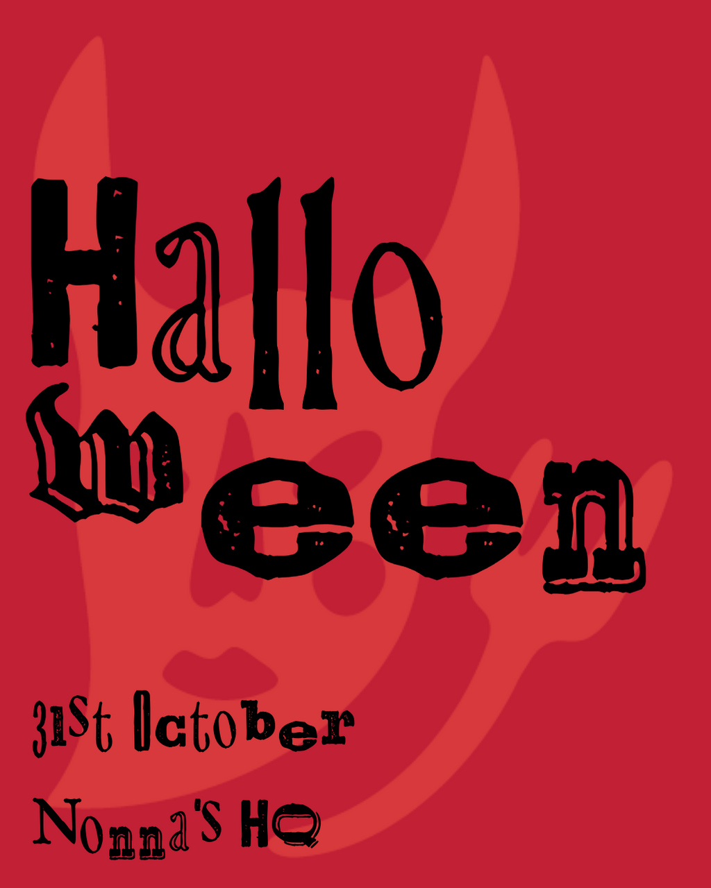 Saturday 31st October - Halloween