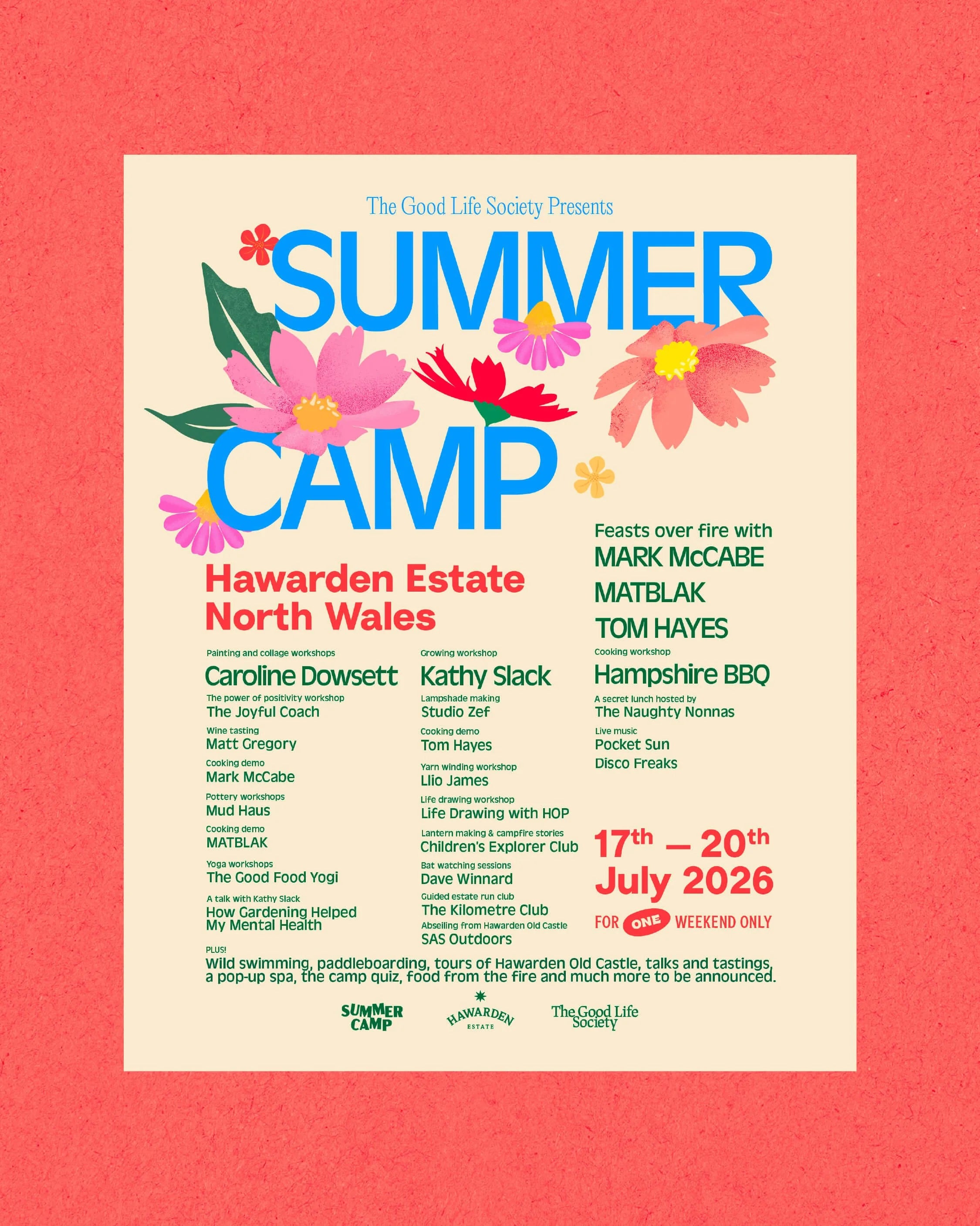 Saturday 18th June - Shhh.... Secret Supper - Summer Camp Festival