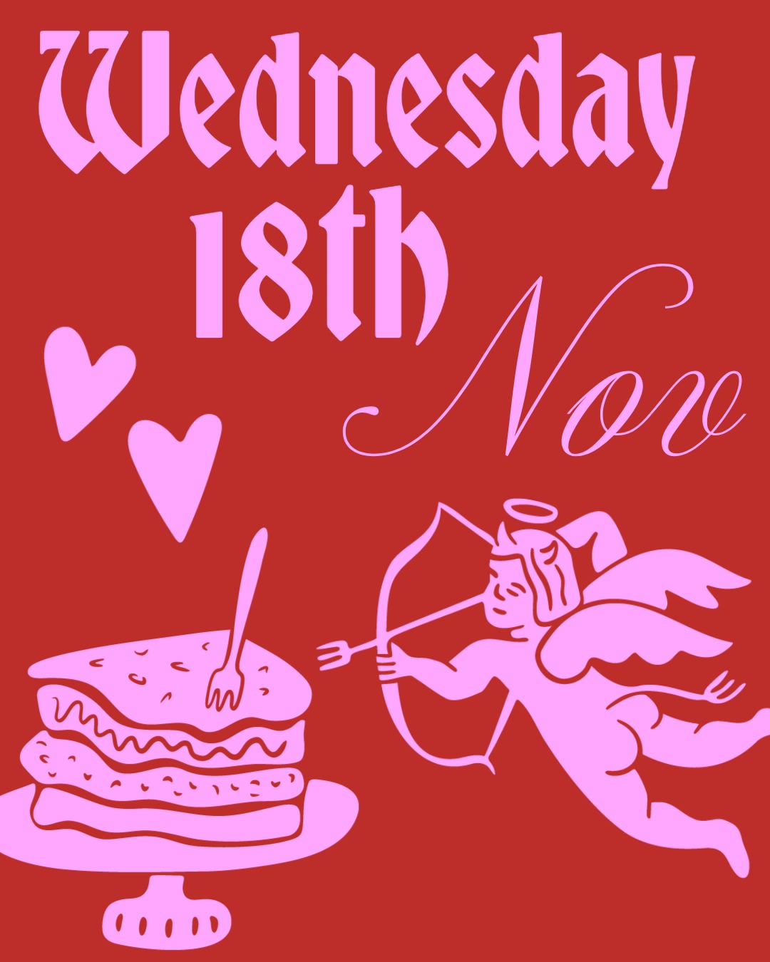 Wednesday 18th November - Pop-up