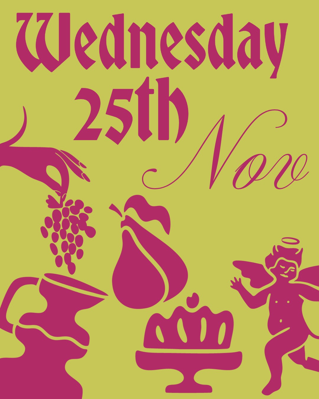Wednesday 25th November - Pop-up