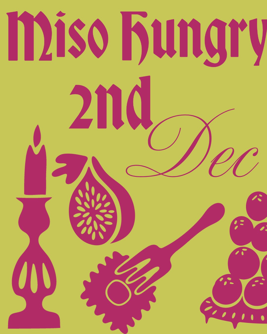 Wednesday 2nd Dec - Asian fusion - Pop-up