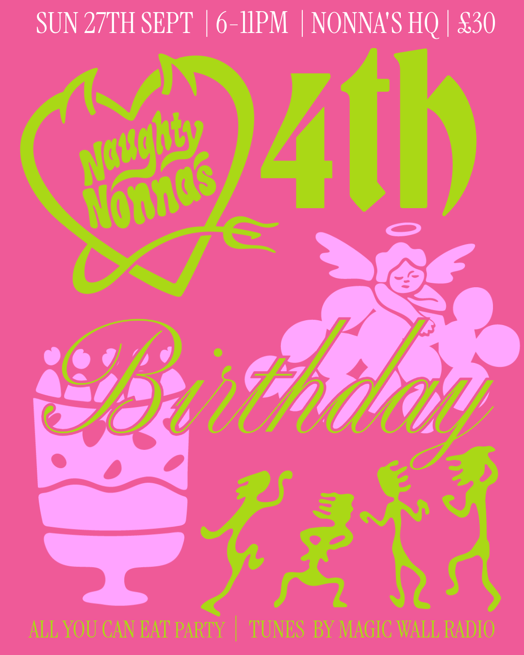 Sunday 27th Sept - Nonna's 4th Birthday Bash