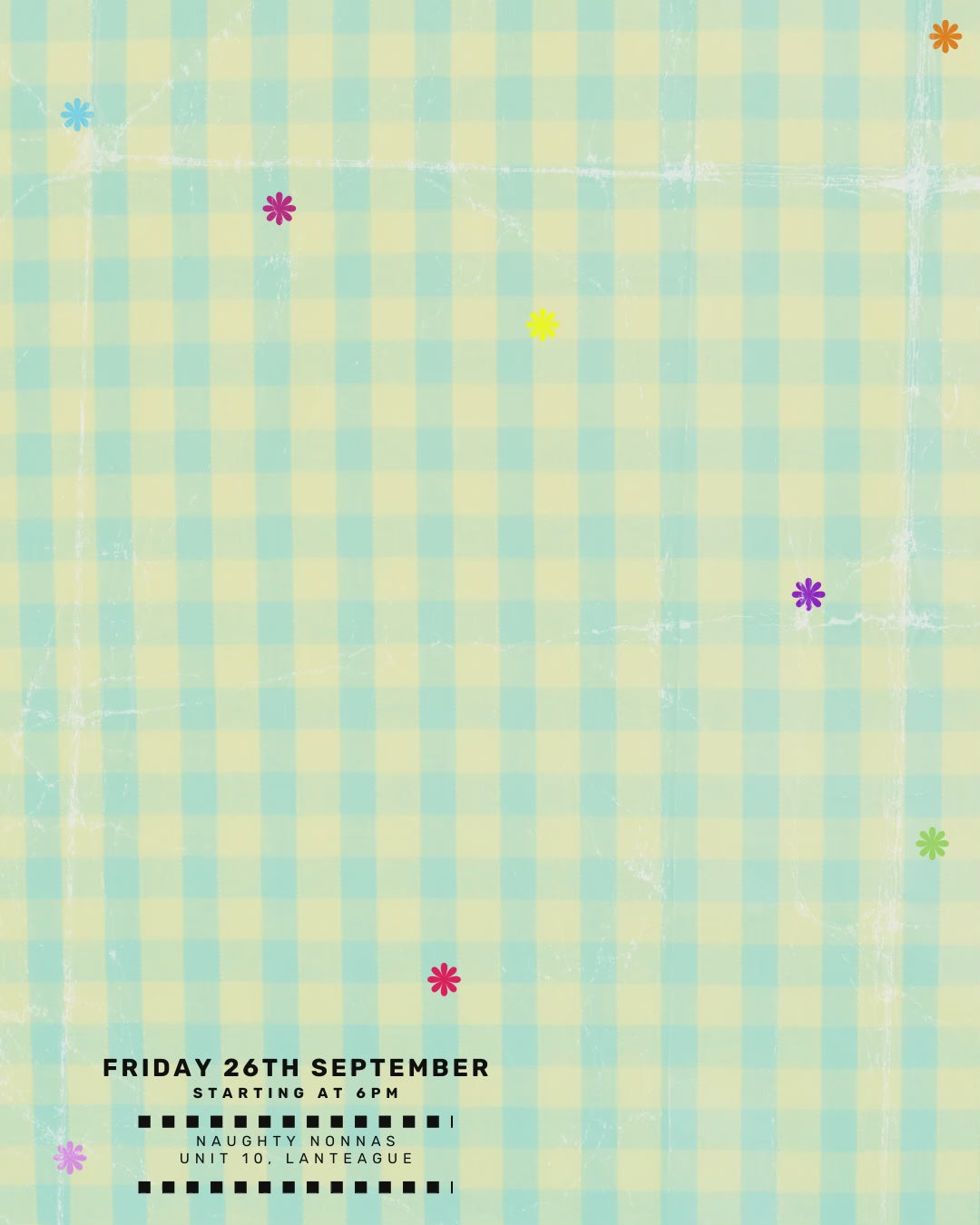 Friday 26th September - 3RD Birthday Supper